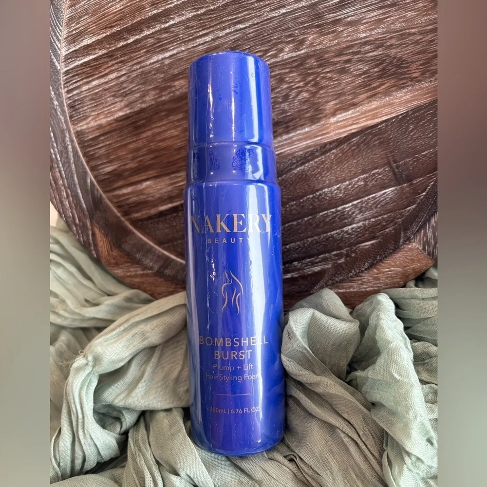 Nakery Beauty Bombshell Burst Plump Lift Hair Styling Foam Full Size 6.76oz